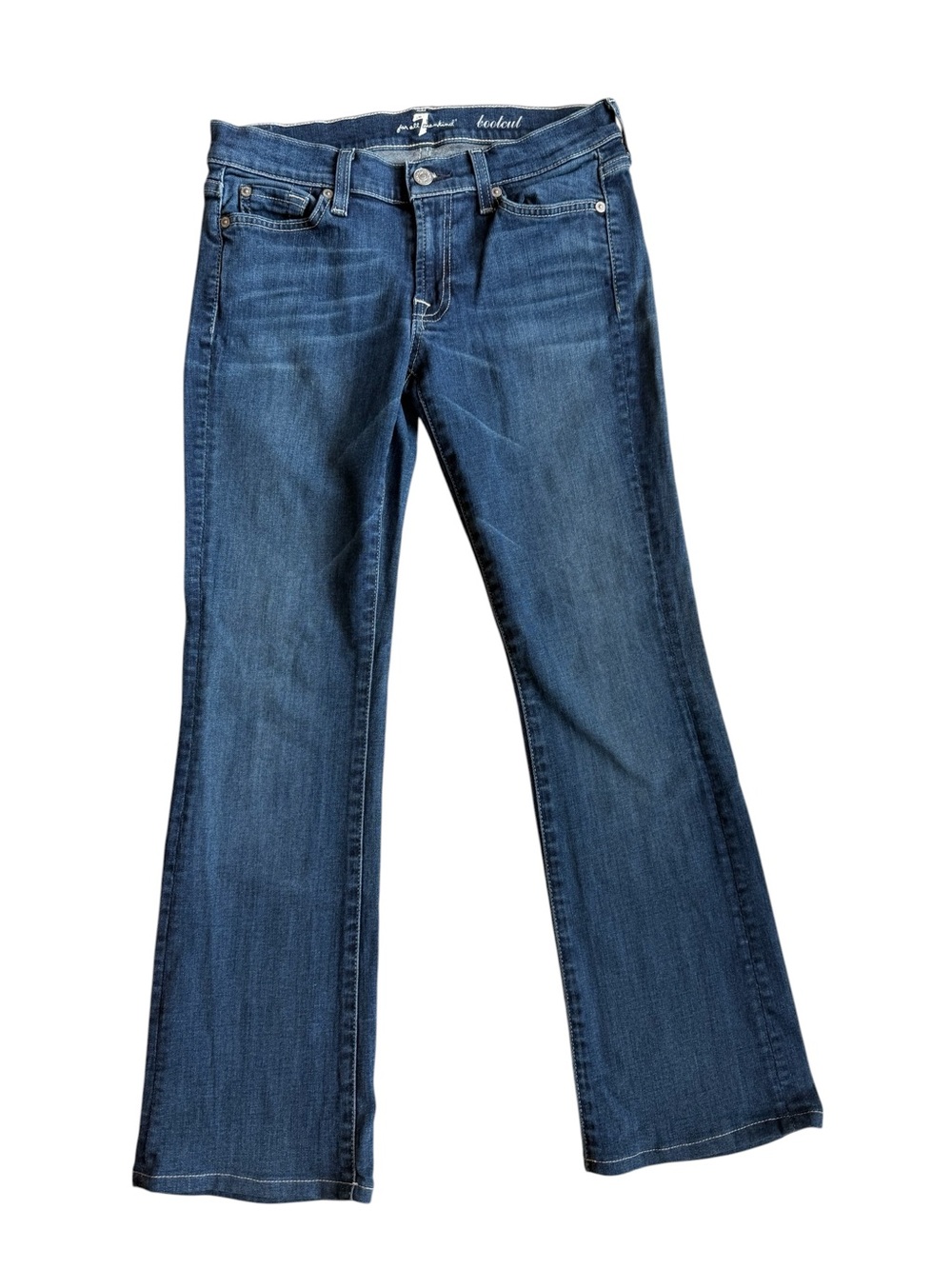 7 for All Mankind Low-Rise Bootcut Jeans Women’s Size 27